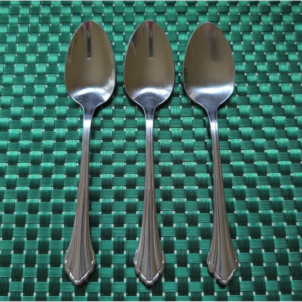 Oneida CLARETTE Teaspoons Set Lot of 3 Community Betty Crocker Stainless USA Vtg